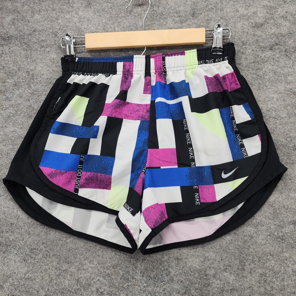 Nike Shorts Womens Small Dri Fit Lined Black White